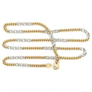 Vieri - Halsketting - Full Link Chain - 24.3 g - 18 karaat, Sieraden, Tassen en Uiterlijk, Nieuw