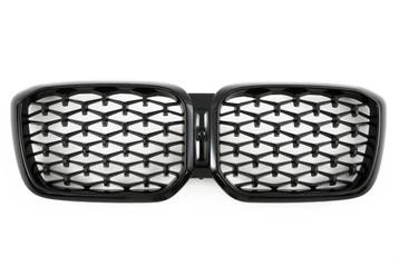Grille glans zwart geschikt voor BMW X3 X4 G01 G02 LCI |