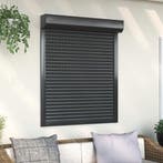vidaXL Roljaloezie Antraciet 100 x 130 cm Aluminium en, Verzenden, Nieuw