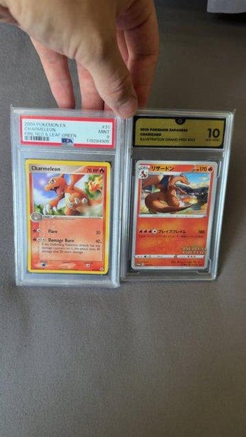 Pokémon - 2 Graded card - Charmeleon, Charizard - PSA 10 -, Nieuw