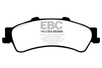 EBC 03-05 Chevrolet Astro Van 2WD Greenstuff Rear Brake Pads, Ophalen of Verzenden, Nieuw