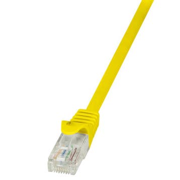 Cat6 0.5M geel UTP kabel, Computers en Software, Ophalen of Verzenden, Nieuw