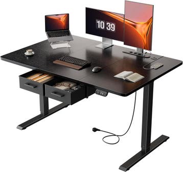 Zit sta bureau - Elektrisch - Verstelbaar - 120x60 cm - Zwar, Verzenden, Zo goed als nieuw
