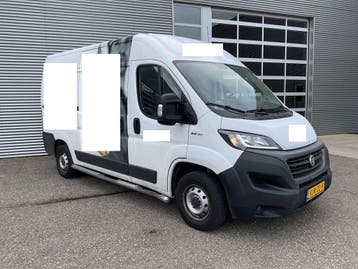 Fiat Ducato 2.3 MJ 120 pk L2H2 NL Auto/ Weinig km!/ Alarm II, Stof, Gebruikt, Euro 6, Wit