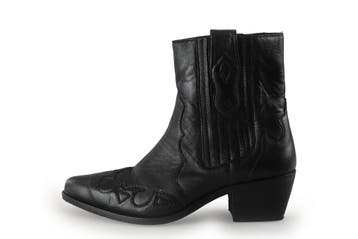 Manfield Cowboy laarzen in maat 38 Zwart, Verzenden, Zwart, Zo goed als nieuw, Manfield
