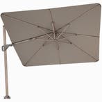 Nexus T2 premium zweefparasol 300x300 cm mocha mast havana, Tuin en Terras, Parasols, Ophalen of Verzenden, Nieuw