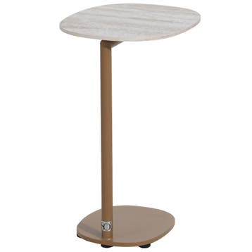 Sofie bijzettafel 35x30xH50 cm amber 4 Seasons Outdoor, Tuin en Terras, Tuintafels, Ophalen of Verzenden, Nieuw