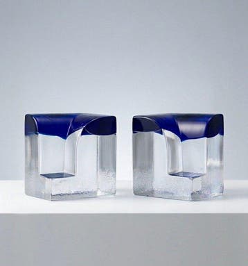 Ladislav Oliva - sculptuur, Glass object - 8.2 cm - Kristal
