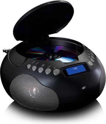 Draagbare Radio CD speler - FM Radio - Zwart - SCD-341BK - L, Audio, Tv en Foto, Verzenden, Zo goed als nieuw