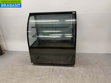 Tecnodom Koelvitrine Gebaksvitrine 2 Schuifdeuren 120 cm, Zakelijke goederen, Ophalen of Verzenden, Gebruikt