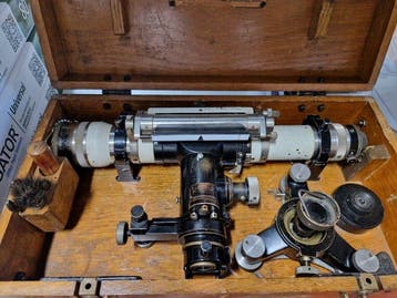 theodoliet - Precision Surveying Nr. 19305 - Original Wooden