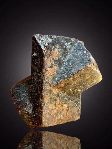 Stauroliet splendida, xx belangrijk. Mineralencollectie -