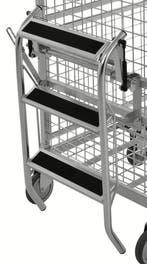 Kongamek opklapbare trap voor KM9000 etagewagen - Grijs -, Verzenden