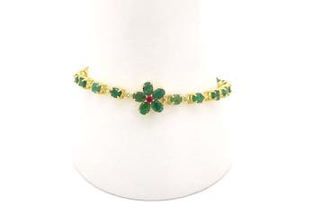 Zonder minimumprijs - Armband Zilver, 925 verguld 14 karaat., Sieraden, Tassen en Uiterlijk, Nieuw