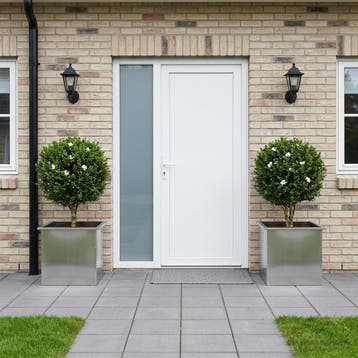 vidaXL Plantenbak met led 2 st zilver 50 x 50 x 48 cm, Verzenden, Minder dan 60 cm, Nieuw, Metaal