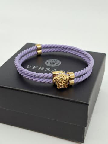 Versace medusa armband, Versace, Armband, Paars, Nieuw