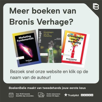 Inleiding tot de marketing - Bronis Verhage 9789001797096, Verzenden, Gelezen, Bronis Verhage