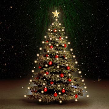 vidaXL Kerstboomverlichting met 180 LEDs net 180 cm, Verzenden, Nieuw, Kunststof