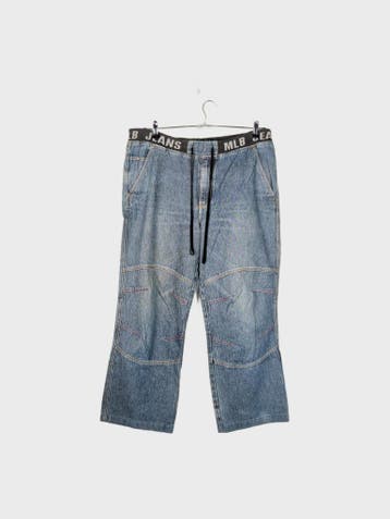 MLB Jeans Heren maat WW35 / L27 Blauw Vintage, Ophalen of Verzenden, Nieuw