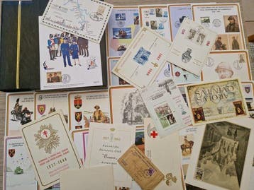 België 1915/1996 - Postfrisse blokjes van 4 en allerlei, Gestempeld