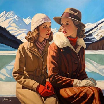 Biatturi Irina - Winter at St Moritz Palace
