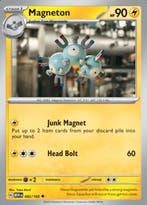 Magneton 082/165 reverse holo pokemon 151, Ophalen of Verzenden, Nieuw, Losse kaart, Foil