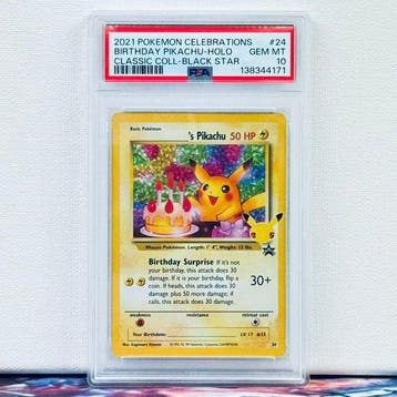 Pokémon Graded card - BIRTHDAY PIKACHU-HOLO #24 - Pokémon -, Nieuw