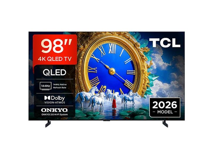 Tcl - LED/QLED 90-99 Ultra HD 4K TV - 98 inch, Audio, Tv en Foto, Televisies, 100 cm of meer, 4k (UHD), Nieuw, Overige merken