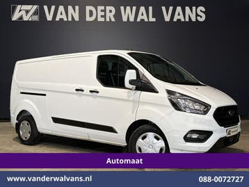 Ford Transit Custom | 2.0 TDCI 131pk Automaat L2H1 Euro6, Auto's, Automaat, Gebruikt, Euro 6, Wit
