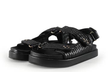 Sacha Sandalen in maat 38 Zwart, Verzenden, Zwart, Sandalen of Muiltjes, Zo goed als nieuw