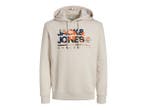 Veiling - Jack &amp; Jones Luke Sweat Hood Moonbeam - S, Nieuw