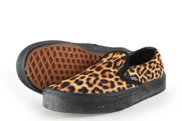 Vans Instappers in maat 37 Panter, Overige kleuren, Verzenden, Instappers, Zo goed als nieuw