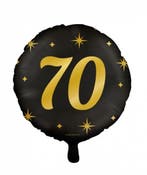 Classy Part foil Balloon 70 jaar, Verzenden, Nieuw, Versiering, Verjaardag