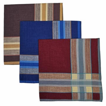 Fako Fashion - Heren Zakdoeken - Zakdoek - 100% Katoen -, Kleding | Heren, Verzenden, Nieuw