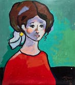 Miquel Torner de Semir (1938) - Retrato en rojo