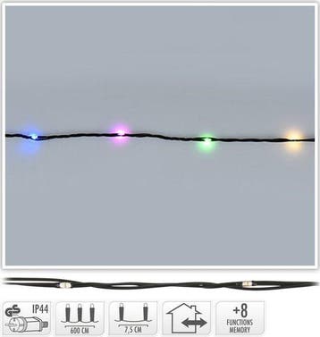 2dekans | Ledverlichting 80led multicolo, Ophalen of Verzenden, Zo goed als nieuw