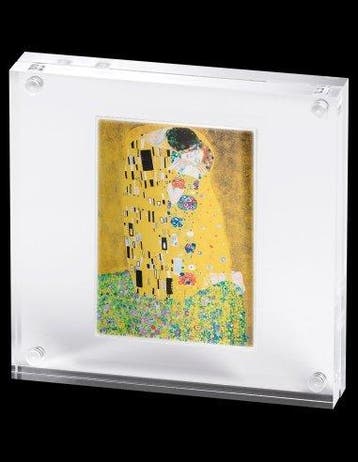 Kameroen. 1000 Francs 2026 THE KISS By Gustav Klimt Gallery, Postzegels en Munten