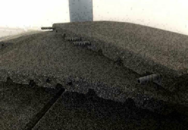 Rubber sportvloer tegel 50x50x3 PG crossfit gym fitness HIIT, Sport en Fitness, Overige Sport en Fitness, Nieuw, Ophalen of Verzenden