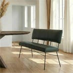 Leren eetkamerbank Solid - Hermes Verde (donkergroen) -, Huis en Inrichting, Ophalen of Verzenden, Nieuw, Leer