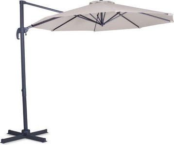 2dekans | VONROC Zweefparasol – Kantelbaar & Incl., Ophalen of Verzenden, Zo goed als nieuw