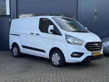 Zakelijke lease - Ford Transit Custom 280 2.0 TDCI L1H1, Stof, Euro 6, Wit, Handgeschakeld