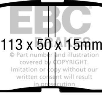 EBC 07-13 Acura MDX 3.7 Ultimax2 Rear Brake Pads, Ophalen of Verzenden, Nieuw