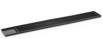 Hendi Barmat | 60x8.5x(h)1.5 cm | Zwart silicone, Verzenden