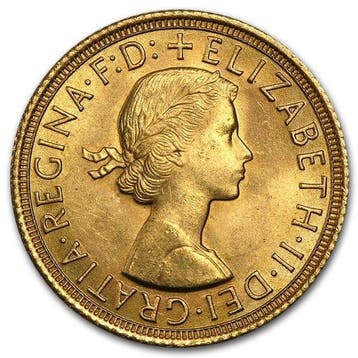 Verenigd Koninkrijk. Elizabeth II. Sovereign British Gold
