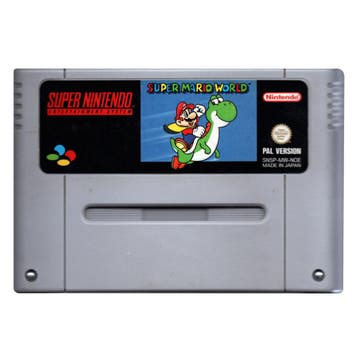 SNES Super Mario World (Losse Cassette), Spelcomputers en Games, Spelcomputers | Nintendo Super NES, Verzenden, Zo goed als nieuw