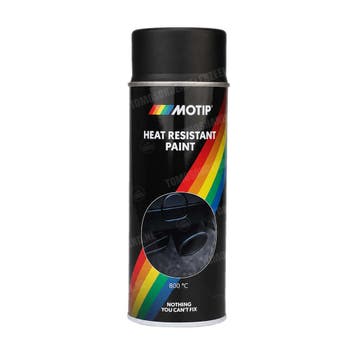 Motip Spuitlak hittebestendig zwart (tot 800 graden) 400ml, Ophalen of Verzenden, Nieuw, MoTip