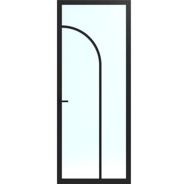 Skantrae binnendeur SSL 4512 83x201,5 Blank glas, 80 tot 100 cm, Binnendeur, Ophalen of Verzenden, Zo goed als nieuw