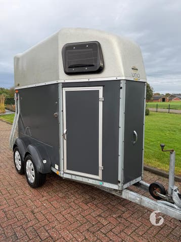 Bockmann 1,5 Paards met alu bodem!, Ophalen, Zo goed als nieuw, Aluminium, 1½-paards trailer