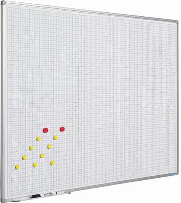 Whiteboard met ruitmotief 5x5- 90 x 120 cm, Ophalen of Verzenden, Nieuw in verpakking