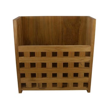 Teak Blokrooster rek 26,5x11x28cm, Ophalen of Verzenden, Nieuw